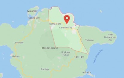 <p>Google map of Lamitan City, Basilan Island province.</p>