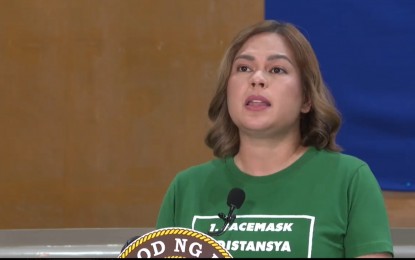 <p>Vice presidential candidate Mayor Davao City Sara Duterte <em>(File photo)</em></p>