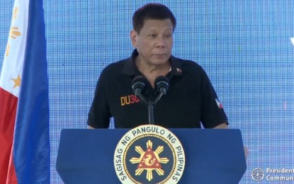 <p>President Rodrigo Duterte <em>(Screengrab from RTVM)</em></p>