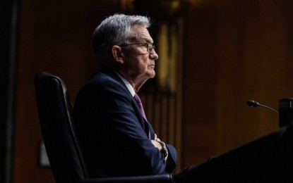 <p>US Federal Reserve Chair Jerome Powell testifies at a confirmation hearing before the Senate Banking Committee in Washington, D.C., the United States, on Jan. 11, 2022. <em>(Graeme Jennings/Pool via Xinhua)</em></p>