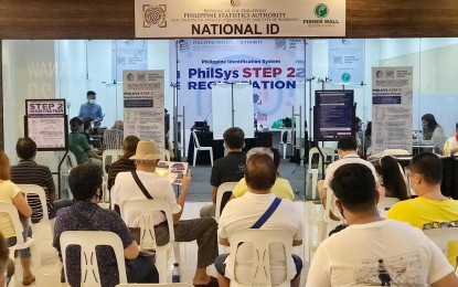<p>Philippine Identification System registration <em>(Photo courtesy of Fisher Mall QC Facebook)</em></p>