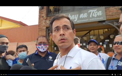 <p><strong>GOOD OPTION.</strong> Aksyon Demokratiko standard-bearer Francisco “Isko Moreno” Domagoso on Thursday (March 24, 2022) says fellow presidential aspirant Senator Ping Lacson is good option in the May 9 polls. Domagoso lauded Lacson for staying in the race despite the decision of the latter’s political party Partido Reporma to endorse another presidential candidate, Vice President Leni Robredo. <em>(Screengrab)</em></p>