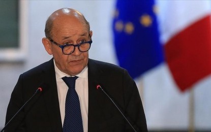 <p>Foreign Minister Jean-Yves Le Drian</p>
