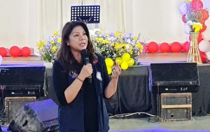 <p>NTF-ELCAC spokesperson for Sectoral Concerns and Presidential Communications Undersecretary Lorraine Badoy<em> (file photo)</em></p>