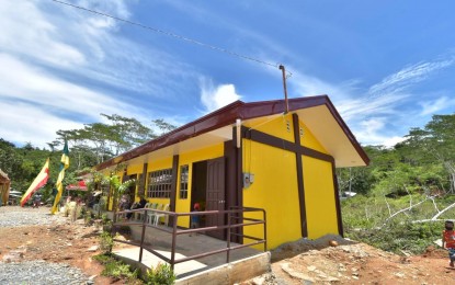 <p><strong>DEPED-RUN SCHOOL.</strong> The former Salugpongan Ta' Tanu Igkanogon Community Learning Center, Inc. school in Sitio Cambudlot, Barangay San Miguel, Compostela town in Davao de Oro is now replaced with a Department of Education-run learning facility. Completed on March 23, 2022, the two-classroom building is worth PHP2.5 million.<em> (Photo courtesy of Davao de Oro PIO)</em></p>