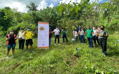 <div data-smartmail="gmail_signature"><strong>NEW ARBORETUM</strong>. Officials and representatives of Silliman University and geothermal firm, Energy Development Corporation, pose after planting 100 native tree seedlings at a new arboretum in Valencia, Negros Oriental on Wednesday (March 30, 2022). Among the endangered Philippine tree species that were planted were banuyo (Wallaceodendron celebicum), ipil (Borneo teak), taba (Tristaniopsis littoralis), baguilombang (Reutalis trisperma), yakal (Shorea astylosa), and lisok-lisok, among others. <em>(Photo courtesy of EDC)</em></div>