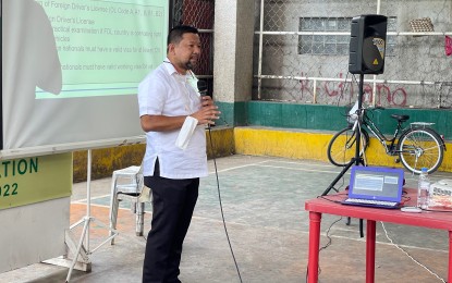 <p>Land Transportation Office-Central Visayas regional director Victor Emmanuel Caindec. <em>(File photo)</em></p>