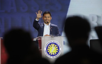 <p>Senator Manny Pacquiao <em>(PNA photo by Avito Dalan)</em></p>