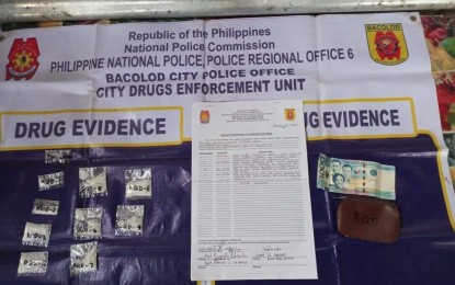 <p><strong>SEIZED.</strong> Photo shows some 33 grams of suspected shabu valued at PHP224,400 seized by operatives of the Bacolod City Police Office City Drug Enforcement Unit from a suspect during a sting operation in Purok Mahinangpanon, Barangay 35 on March 19, 2022. The haul is part of the PHP5.4 million worth of illegal drugs seized by the city police in various operations for the month of March. <em>(File photo courtesy of Bacolod City Police Office)</em></p>