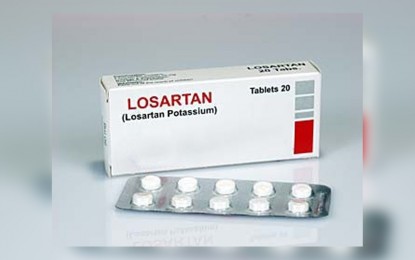 <p>Losartan for hypertension <em>(File photo)</em></p>
