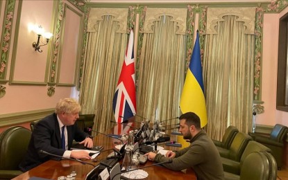 UK's Johnson meets Zelensky in surprise visit to Kyiv