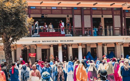 <p><strong>LENTEN RITES.</strong> The traditional reenactment of the Passion of Christ in Palo, Leyte in this April 2019 photo. The Archdiocese of Palo will resume the traditional Holy Week rites in this town after it was canceled for two years due to pandemic restrictions. <em>(Photo courtesy of Waya Mateo Rosales)</em></p>