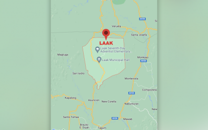 <p>Google map of Laak town, Davao de Oro province.</p>