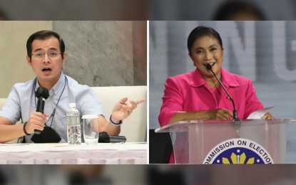 <p>Presidential aspirants Manila Mayor Francisco "Isko Moreno" Domagoso (left) and Vice President Leni Robredo <em>(File photos) </em></p>