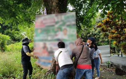 DENR takes down 7K poll tarps on trees in Soccsksargen