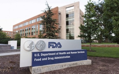 <p>Photo taken on Aug. 23, 2021 shows the US Food and Drug Administration in Silver Spring, Maryland, the United States.<em> (Photo by Ting Shen/Xinhua)</em></p>