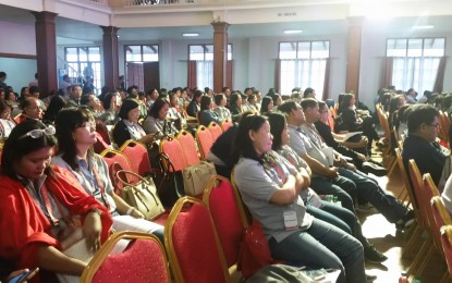 <p><strong>ELECTION DUTY</strong>. Teachers in Baguio City are briefed on their poll duty for the 2019 mid-term elections in this undated photo. Almost 6,500 public school teachers in the Cordillera Administrative Region will serve as members of the Electoral Board for this year's national and local elections. <em>(PNA file photo by Liza T. Agoot)</em></p>