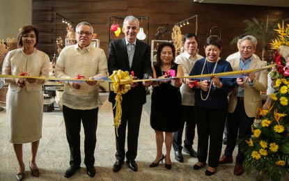 <p><strong>GO LOKAL! INITIATIVE</strong>. The launch of Go Lokal! outlet in Ayala's Glorietta mall in Makati City in 2017. The Department of Trade and Industry will open another Go Lokal! store at Ayala Malls Marina Bay on May 2, 2022. <em>(Photo courtesy of DTI)</em></p>