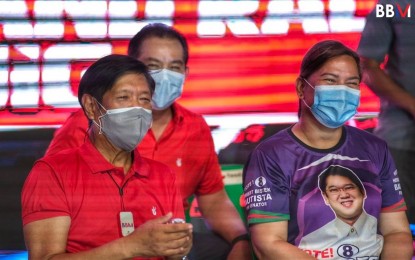 <p>Presidential candidate Ferdinand Marcos Jr. (left) and running mate, Sara Duterte <em>(Photo courtesy of Bongbong Marcos Facebook)</em></p>