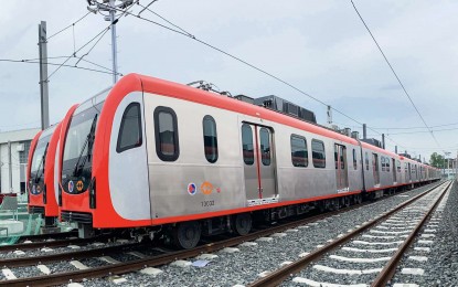 <p>A couple of the LRT-1's newest 4th-generation trains for the Cavite Extension Project. <em>(Photo courtesy of LRMC)</em></p>