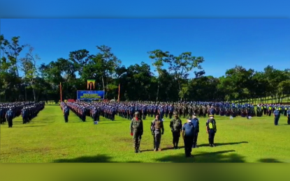 <p><strong>READY TO SERVE.</strong> More than 9,000 police and soldiers have been deployed across the Bangsamoro Autonomous Region in Muslim Mindanao starting Wednesday (May 4, 2022)  to ensure peace during the May 9 elections. The security forces are deployed in the BARMM provinces of Maguindanao, Lanao del Sur Sulu, Basilan, and Tawi-Tawi <em>(Photo courtesy of PRO-BARMM)</em></p>