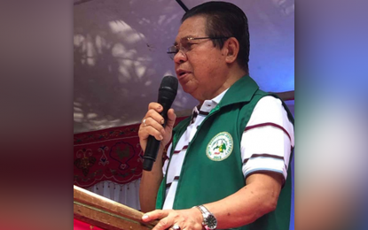 <p><strong>MILF CANDIDATES.</strong> Moro Islamic Liberation Front chairperson and United Bangsamoro Justice Party president Ahod Ebrahim speaks to supporters during a party gathering ahead of Monday's national and local elections. MILF announces Friday (May 6, 2022) the names of 12 senatorial aspirants it would support in the polls. <em>(Photo courtesy of Moro Islamic Front Organization)</em></p>