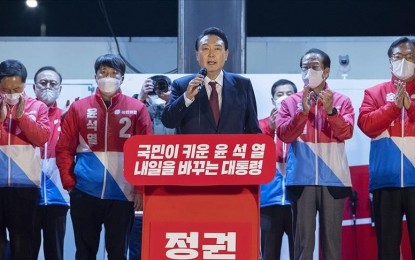 <p>South Korea's new President Yoon Suk-yeol <em>(Anadolu)</em></p>
