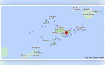 <p>Google map of Sulu province.</p>
