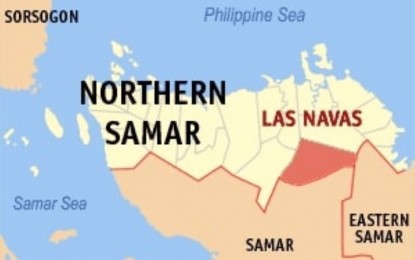 <p>The map of Las Navas, Northern Samar where the communist rebels killed a soldier.<em> (Google map) </em></p>