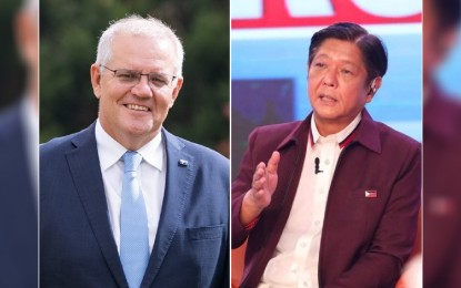 <p>Australian Prime Minister Scott Morrison (left), PH President-elect Fedinand Marcos Jr. <em>(Facebook photos)</em></p>