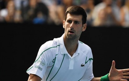 <p>Serbian tennis superstar Novak Djokovic <em>(Anadolu)</em></p>