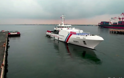 BRP Teresa Magbanua sails back to Palawan from Escoda Shoal