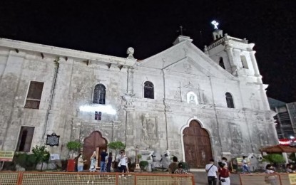 <p><strong>TOURIST SECURITY</strong>. The facade of the 457-year-old Basilica Minore del Sto. Niño, one of the most visited spots by local and foreign tourists in Cebu City. Cebu City police spokesperson Lt. Col. Ma. Theresa Macatangay on Monday (May 16, 2022) said they have started to beef up tourist security as the city expects an influx of travelers for the remaining weeks of summer. <em>(PNA photo by John Rey Saavedra)</em></p>