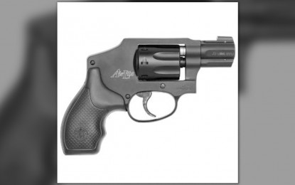 <p>Sample Caliber .22 Smith & Wesson revolver <em>(Photo courtesy of S&W)</em></p>