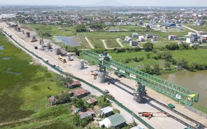 <p>The launching gantry dubbed 'Luid' used in the construction of the NSCR Malolos-Clark segment. <em>(Photo courtesy of DOTr)</em></p>