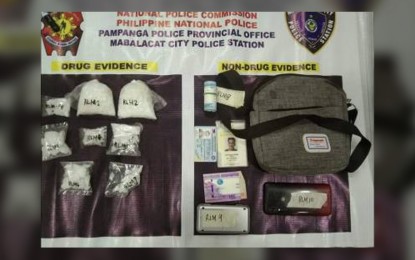 <p><strong>ILLEGAL DRUGS.</strong> The confiscated pieces of evidence include some PHP2.4 million worth of shabu from a drug suspect arrested in a buy-bust operation in Mabalacat City, Pampanga on Monday (May 16, 2022). Some PHP374,000 worth of shabu was also seized in a separate operation in Sta. Rita town. <em>(Photo courtesy of PRO-3)</em></p>