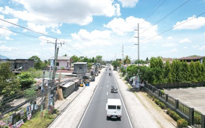 <p><strong>ROAD IMPROVEMENT.</strong> The Barangay Malapit section of the Jose Abad Santos Avenue in San Isidro, Nueva Ecija where the DPWH has completed an asphalt overlay project. Two other preventive maintenance projects in the Barangay Pamaldan and Barangay Caalibangbangan sections of the Cabanatuan-Carmen Road in Cabanatuan City were also finished by the agency. <em>(Photo courtesy of DPWH-3)</em></p>