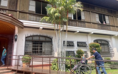 <p><strong>MALACANANG OF THE NORTH</strong>. A tourist on a wheelchair visits the Malacanang of the North in Paoay for the first time in this undated photo. Provincial tourism officer Aian Raquel said Wednesday (May 18, 2022) more funds are expected to be poured into this property under the administration of presumptive President Ferdinand "Bongbong" Marcos Jr. <em>(File photo by Leilanie G. Adriano)</em></p>