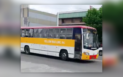 <p><strong>BUS EXPLOSION.</strong> A blast rips through the back of a Yellow Bus Line unit around 12:15 p.m. Thursday (May 26, 2022) in Koronadal City, South Cotabato. The Philippine National Police on Saturday (May 28) reminded its regional directors to intensify security measures to prevent similar incident from happening again. <em>(Photo courtesy of Brigada GenSan)</em></p>