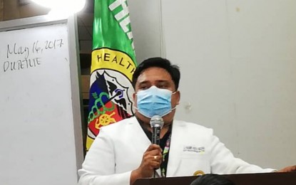 <p>Dr. Fulbert Alec Gillego, Legazpi City Health Office chief  <em>(Photo by Connie Calipay)</em></p>