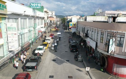 <p><strong>FLOOD-FREE.</strong> The street leading to the city's public market. Less flooding is expected in this area as the drainage system and road improvement along P. Burgos Street has been completed, a Department of Public Works and Highways 1 (Ilocos) official said Wednesday (June 1, 2022). <em>(Photo courtesy of DPWH-1)</em></p>