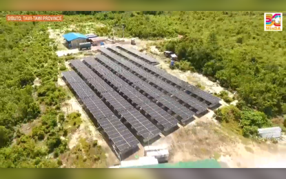 <p><strong>OPERATIONAL SOON.</strong> The Mindanao Development Authority on Wednesday says (June 1, 2022) the 600-kilowatt solar project in Tawi-Tawi province is set to operate by November this year. The project aims to help seaweed farmers in the area improve the quality of their production.<em> (Screenshot)</em></p>