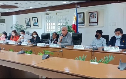 <p>Department of Agrarian Reform press briefing<em> (Screengrab from DAR Facebook)</em></p>