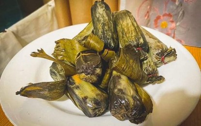 <p><strong>DELICACY.</strong> Moron, a popular food in Leyte made from a mix of sticky rice and cocoa wrapped with banana leaves. The Department of Tourism (DOT) is pushing for a culinary mapping project in Eastern Visayas this year that will document foods in the region’s six provinces. <em>(Photo courtesy of Princess Dato-on)</em></p>