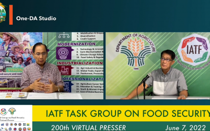 <p><strong>NO COLORS, NO PARTIES. </strong>Agriculture Secretary William Dar and Assistant Secretary Noel Reyes urge Filipinos to unite and work on increasing food production in the country amid inflation and other global challenges. Officials said the public must support the incoming administration instead of resorting to political colors and parties. (<em>Screengrab</em>)</p>