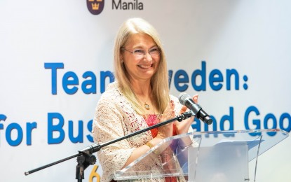 <p>Ambassador Annika Thunborg <em>(Photo courtesy of Sweden Embassy in Manila)</em></p>