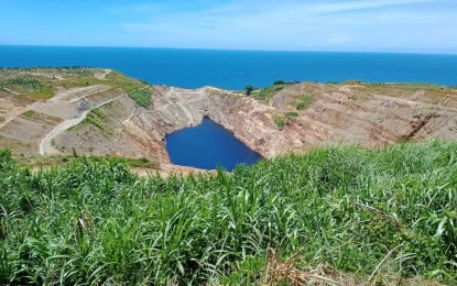 <p>Mining site on Rapu-Rapu island, Albay province.<em> (Photo by Emmanuel Solis)</em></p>