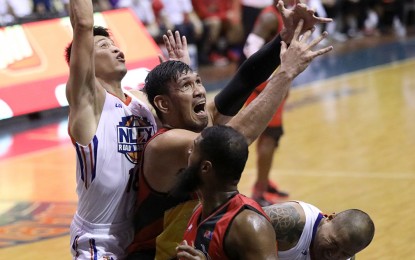 <p>NLEX versus San Miguel Beer <em>(PBA Images)</em></p>