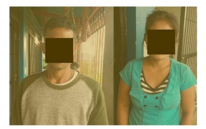 <p><strong>SURRENDER</strong>. A married couple from Himamaylan City, Negros Occidental, who were combatants of the CPP-NPA since 2019, surrendered to government forces in the southern Negros city on Thursday (June 9, 2022). According to the Negros Occidental Police, the couple belonged to the Squad 1 of Commander Karding Command base, which operated in Himamaylan City. <em>(Photo courtesy of NOCPPO - Himamaylan Component City Police Station)</em></p>
