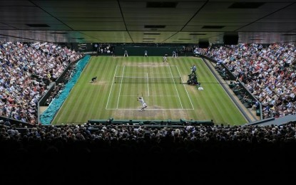 <p>Wimbledon tennis court<em> (Anadolu) </em></p>
